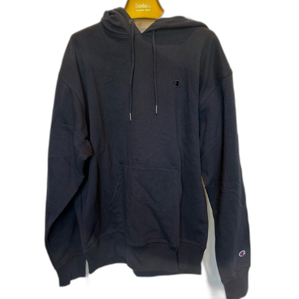 NWOT Men's Champion Hoodie Large Navy Blue Drawstring Athletic Athleisure
